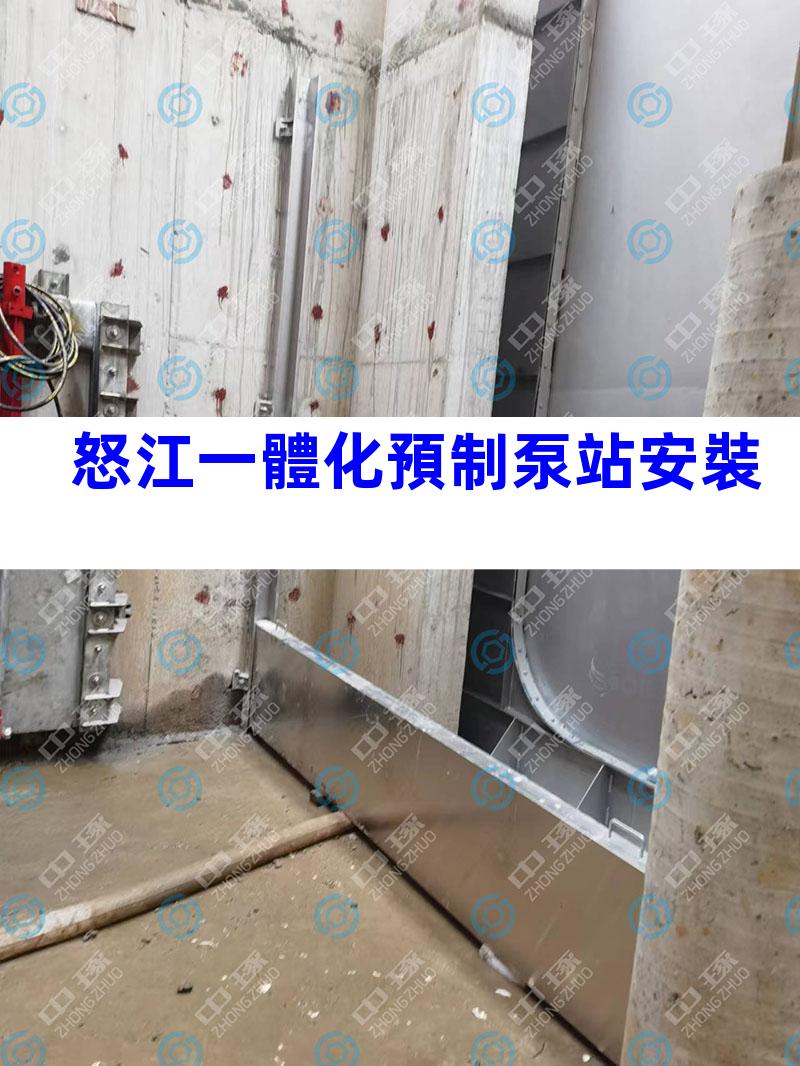 怒江一體化預制泵站安裝