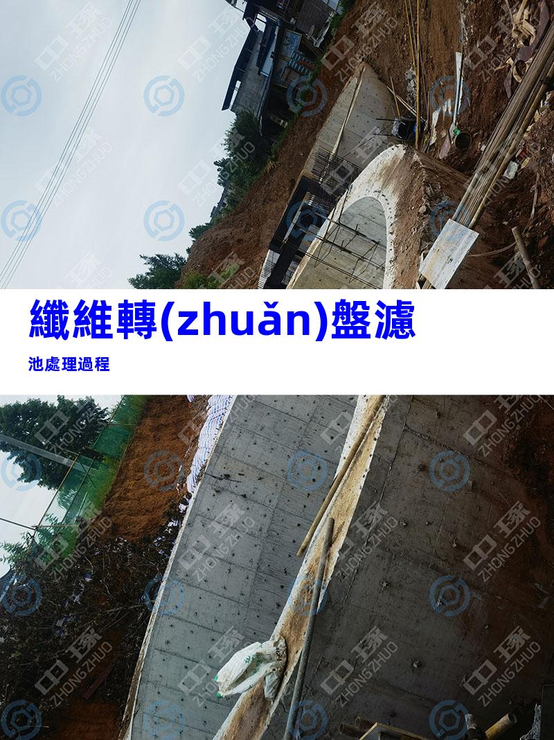 纖維轉(zhuǎn)盤濾池處理過程